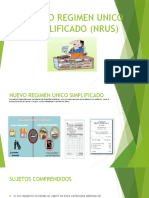 Nuevo Regimen Unico Simplificado (Nrus)