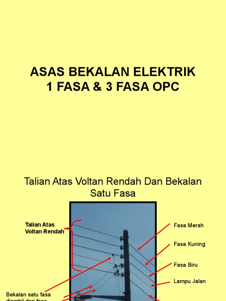 Bekalan Elektrik 3 Fasa