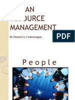 Human Resource Management: by Samuel A. Camorongan