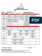 Horario Docentes Periodo Academico: Marzo-Agosto 2016: Hora Lunes Martes Miercoles Jueves Viernes Sabado