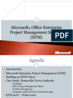 Microsoft Office Enterprise Project Management Solution (EPM)