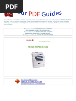 Manual Do Usuário Xerox Phaser 3635mfp p