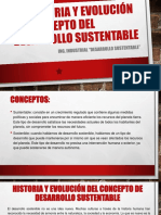 Evolucion Del Desarollo Sustentable