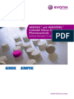 TI 1281 AEROSIL and AEROPERL Colloidal Silicon Dioxide For Pharmaceuticals en