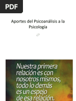 Aportes Del Psicoanálisis A La Psicología