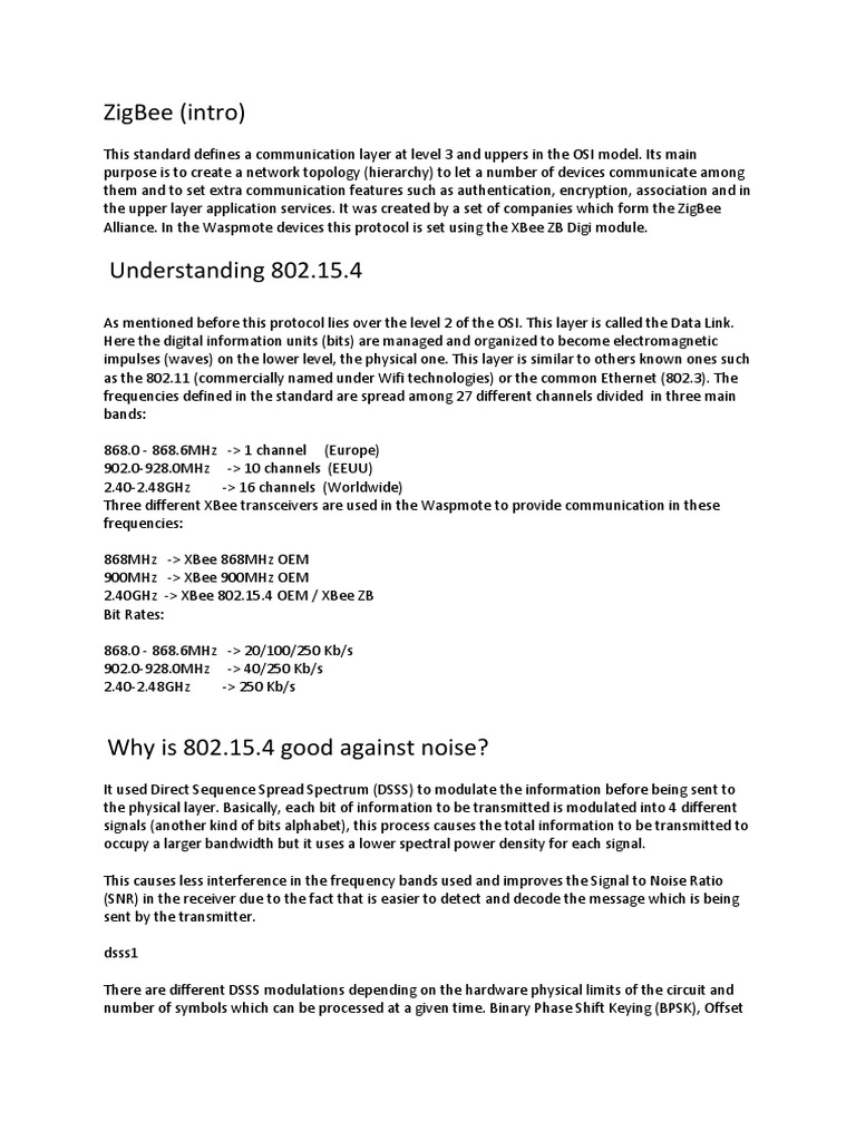 Understanding ZigBee Protocol Basics | PDF | Computer Network | Router ...