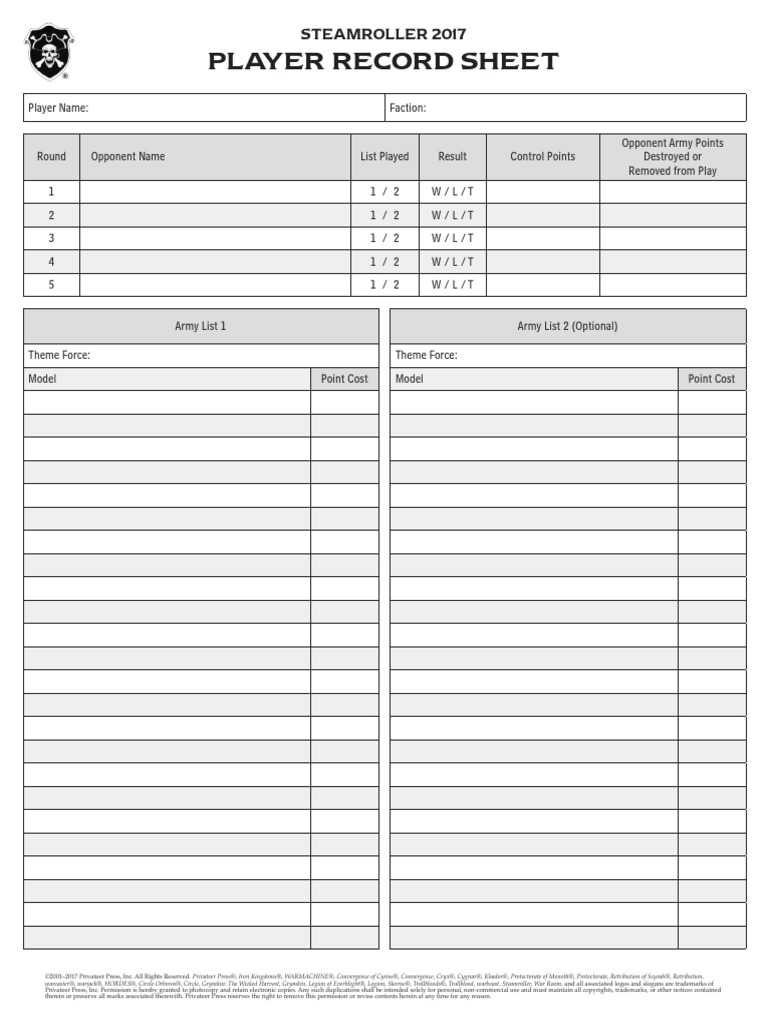 Steamroller 2017 Fillable PDF | PDF | Social Information Processing ...