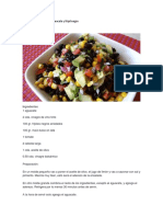 Ensalada de Maíz Dulce