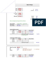 Beam and Column Design Summary