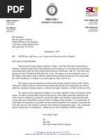 Salt Lake City District Attorney Sim Gill's letter to the FBI