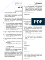 Biologia - Caderno de Resoluções - Apostila Volume 2 - Pré-Universitário - Biologia4 - Aula10