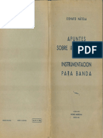 Apuntes Sobre Instrumentos e Instrumentación para Banda PDF