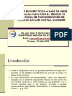 Conferencia "USO DE BIOINSECTICIDA A BASE DE NEEM Azadirachta Indica"