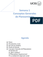 Sesion1 PLANEAMIENTO - emprESARIAL 2017-II Conceptos Generales Planeamiento