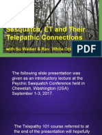 Sasquatch, ET & The Telepathic Connection