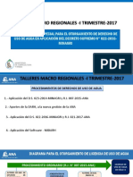 Otorgamiento de Derechos de Uso de Agua