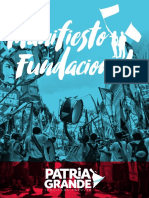 Manifiesto Patria Grande