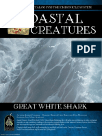 Coastal Creatures Great White Shark