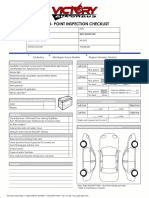 Multi - Point Inspection Checklist