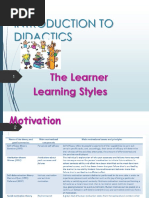 Introdid Learning Styles