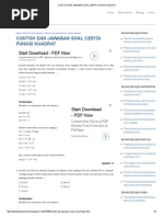 Download Contoh Dan Jawaban Soal Cerita Fungsi Kuadrat by Krizthya Diaz Hermawan SN358396647 doc pdf