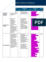 Self-Rated Rubric