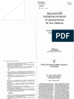 VASQUEZ, John, Relaciones Internacionales, El Pensamiento de Los Clásicos, Limusa, México, 1994, P 167 - 171