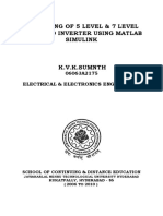 Modelling of 5 Level & 7 Level Cascaded Inverter Using Matlab Simulink