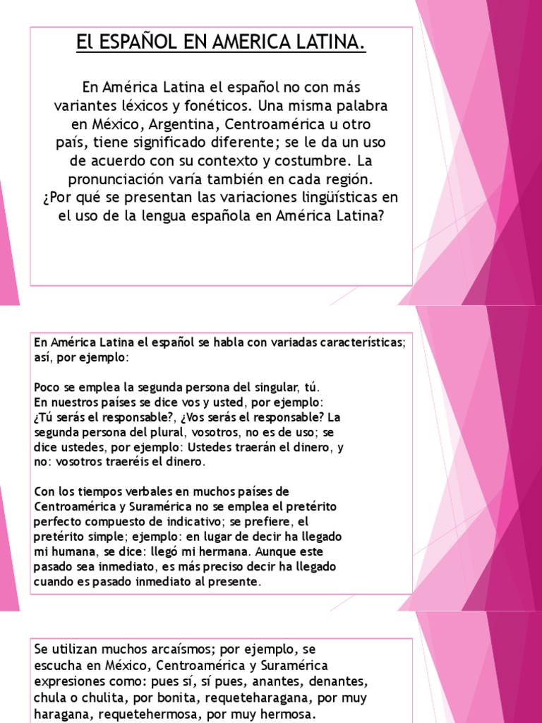 El Espanol en America Latina | PDF | Lengua española | latín