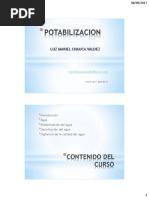 Exposicion Cusco Curso Potabilizacion