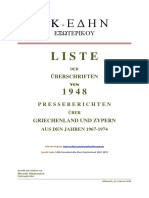 1426-Presseberichte Über Griechenland 1967-1974