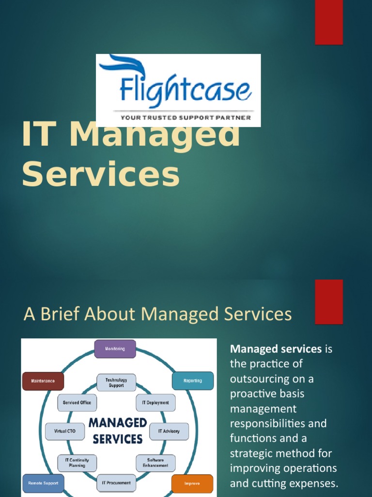 A Brief About IT Managed Services | PDF | Data Center | Provisioning