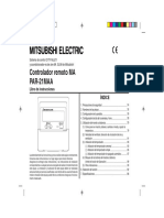 Controlador Remoto MITSUBISHI MA PAR-21MAA PDF