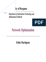 Network Optimization: University of Bergamo