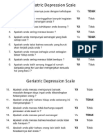 Geriatric Depression Scale