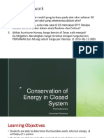 3 - Conservation of Energy in Closed System