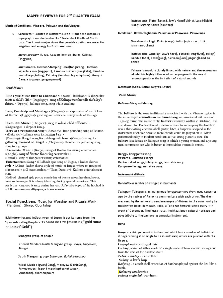 Mapeh Reviewer for 2nd grade 7 Quarter Exam | Malnutrition | Vitamin