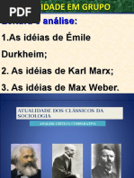 apresentação Émile Durkheim, Karl Marx e Max Weber..ppt
