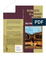 RAMIREZ, Edgar. Historia Critica de La Pedagogia en Colombia PDF