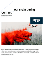 Calming Your Brain During Conflict