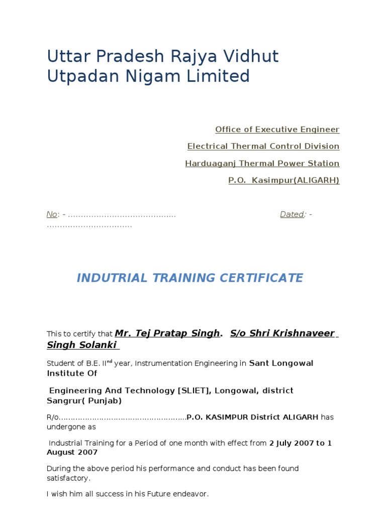 Certficate Doc647 | PDF