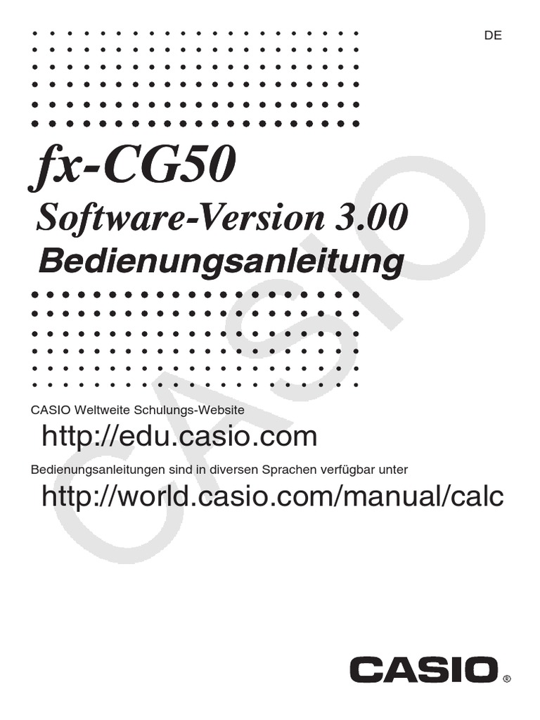 FX-CG50 - Software PDF | PDF