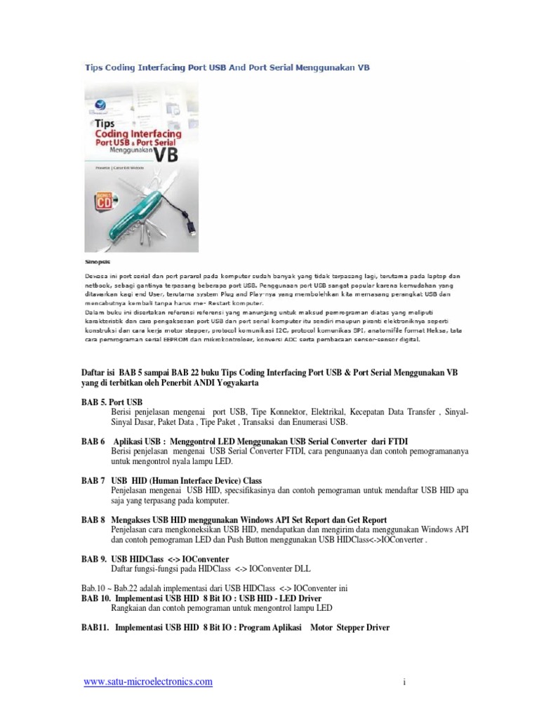 Rangkaian Usb To Serial Converter