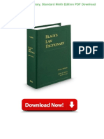 Black's Law Dictionary, Standard Ninth Edition PDF Download