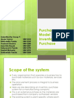 Purchase Model For Inventory Purchase