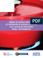 Guia de Buenas Practicas PRL en Hosteleria.