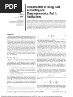 Fundamentals of Exergy Cost (2)