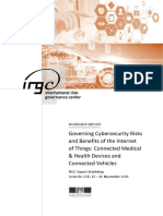 IRGC. 2017. Cybersecurity in The IoT. Workshop Report