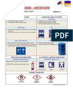 Msds - Antifoam: Product Identification Antifoam A