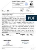 Calibration Statement / Declaraciones Generales de La Calibración